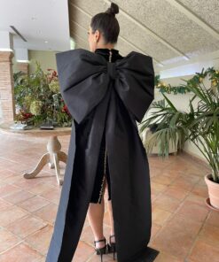 Alternative view of Vestido terciopelo con maxi lazo