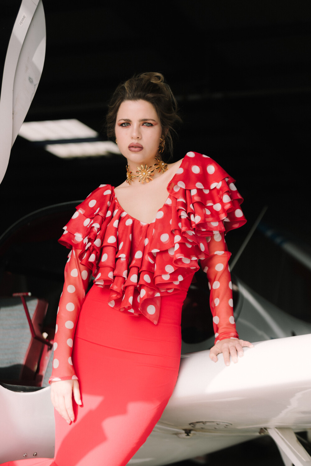 Alternative view of Blusa gasa