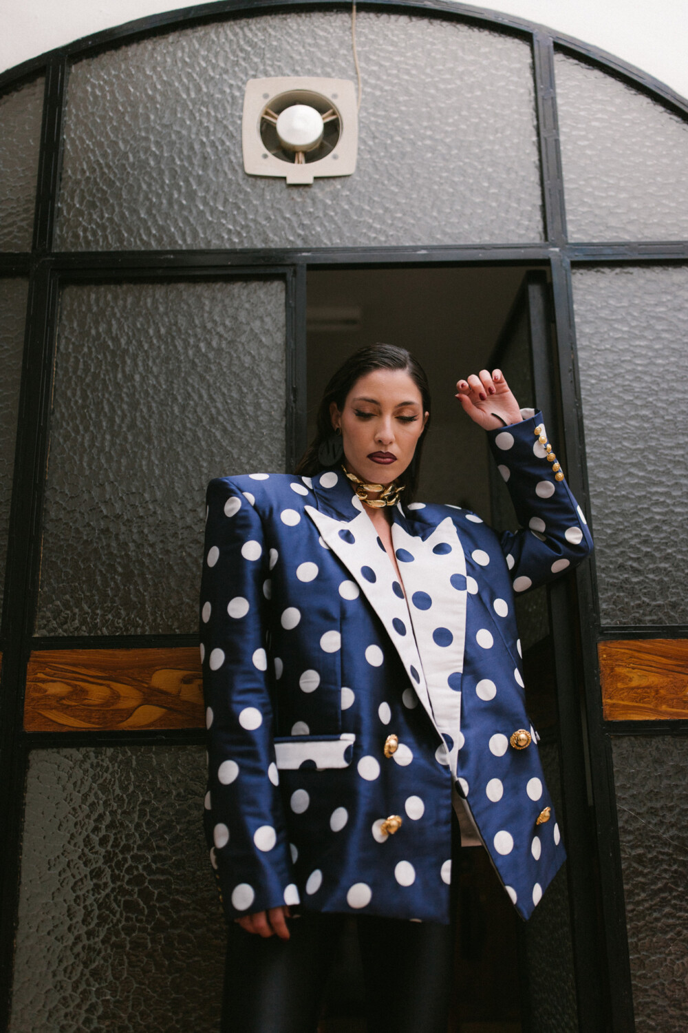 Alternative view of Maxi Blazer Lunares