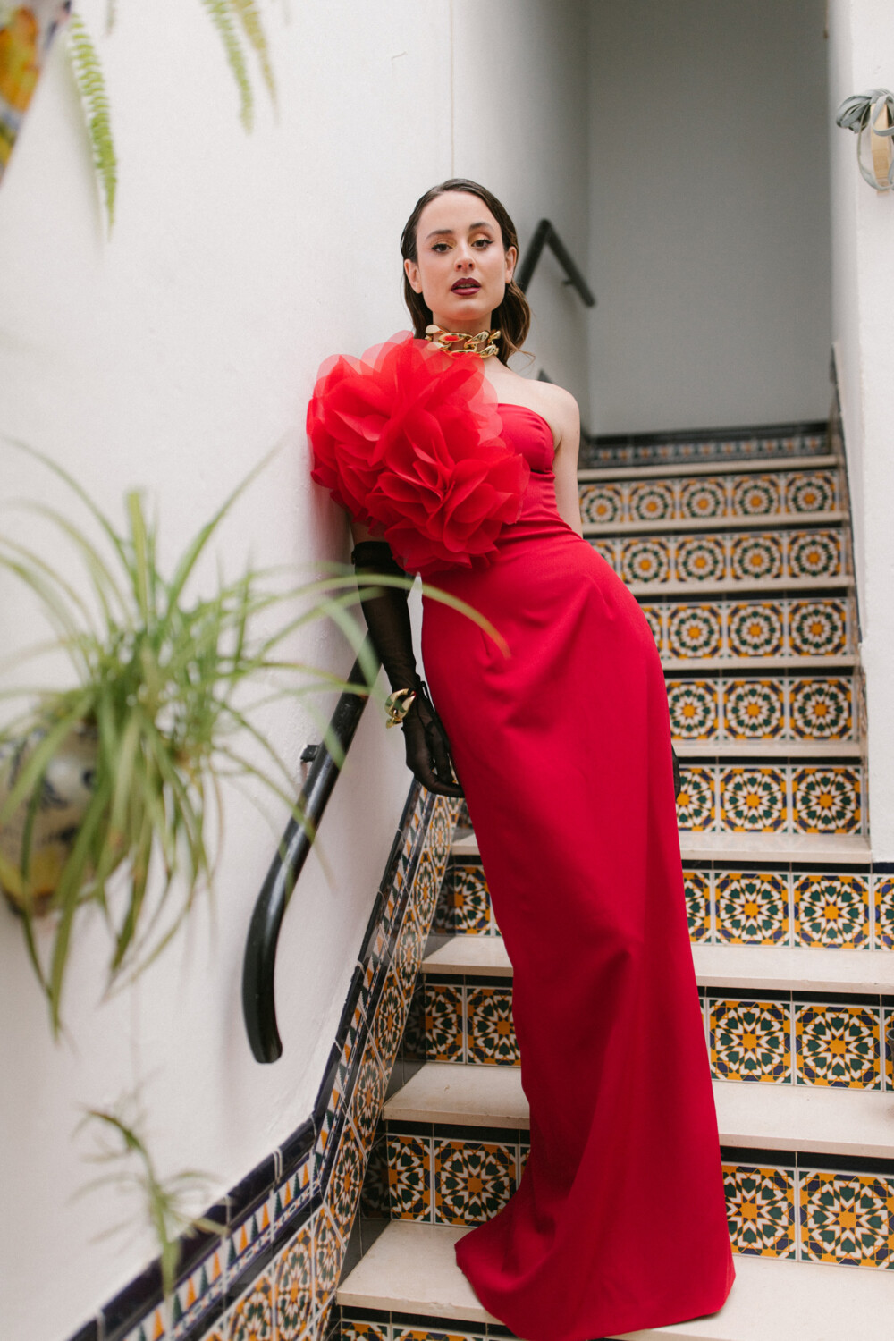 Alternative view of Vestido maxi flor