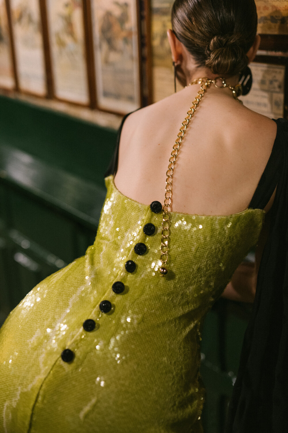 Alternative view of Vestido tirantes con maxi lazada