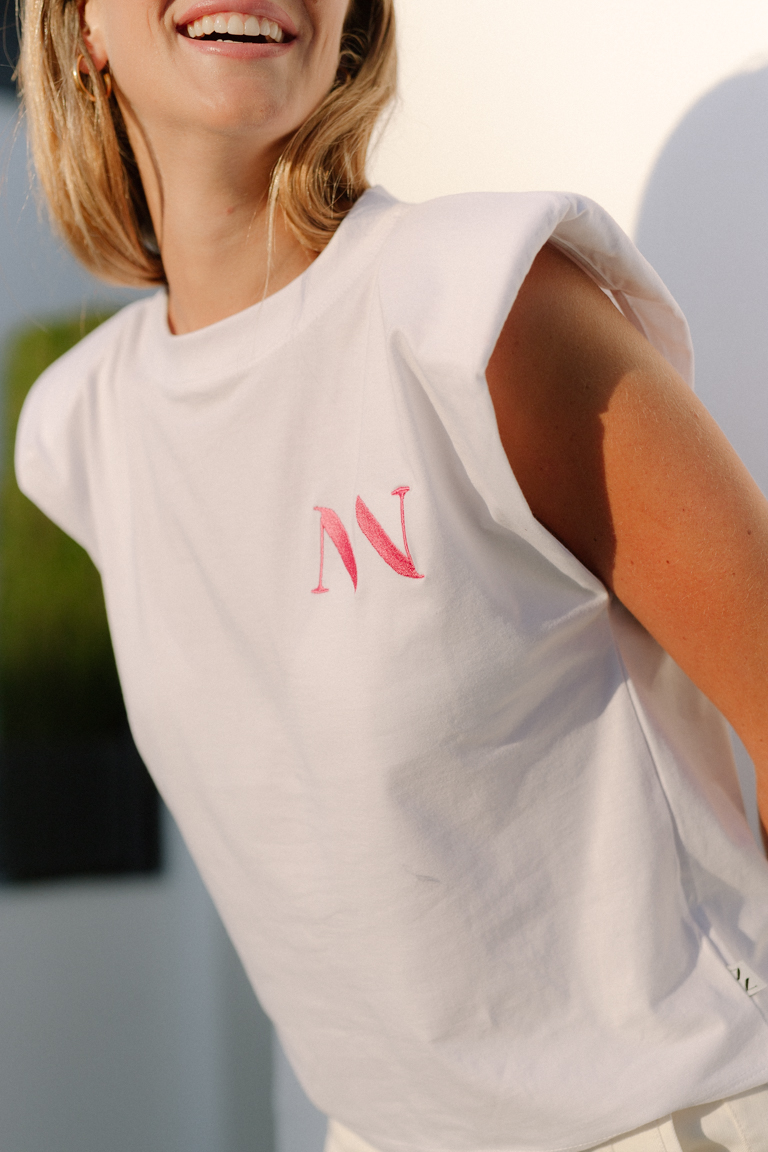 Alternative view of Camiseta JC con Hombreras Fucsia