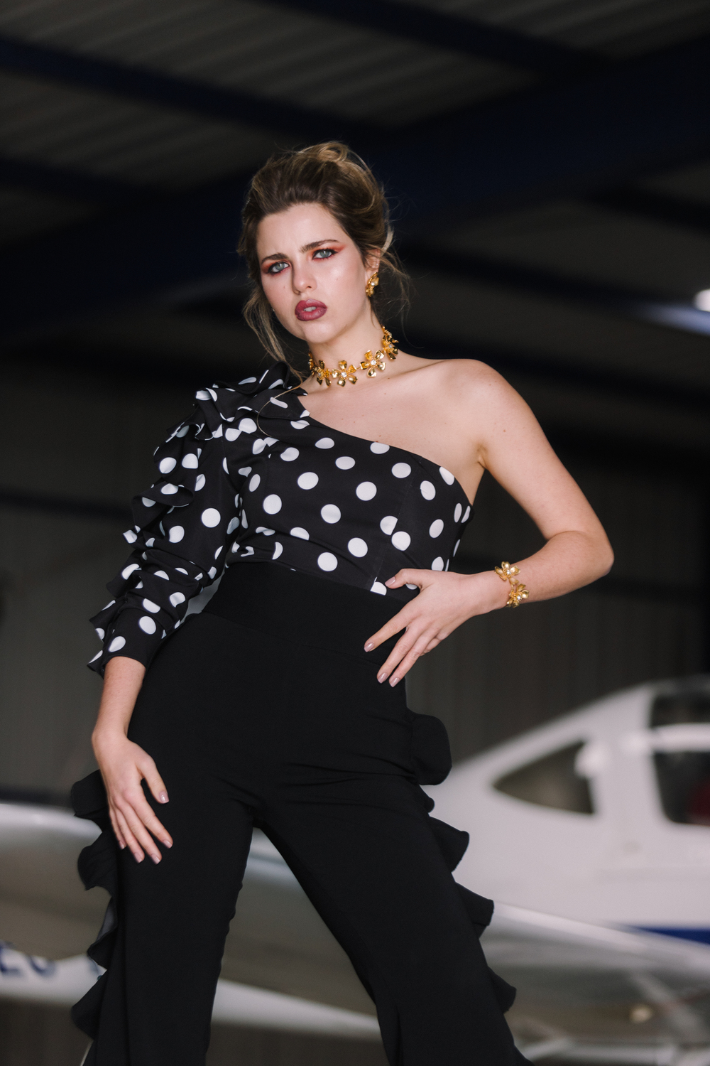 Alternative view of Pantalón Volantes Laterales